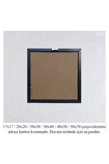 AS TİCARET 45x45 Çerçeve ( Postersiz ) - Bos1006