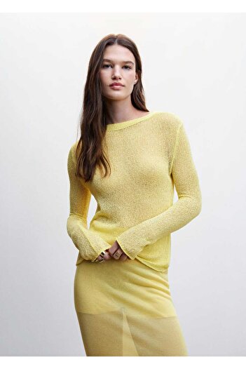 MANGO Woman Semi Transparent Knitwear Sweater