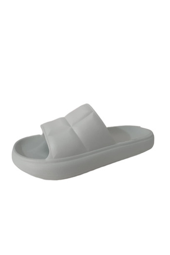 GEZER Papuci de damă, gri deschis, ultra ușoare, pentru grădină, mare, plajă, piscină