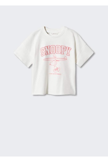 MANGO Kids Snoopy bedrucktes T-Shirt