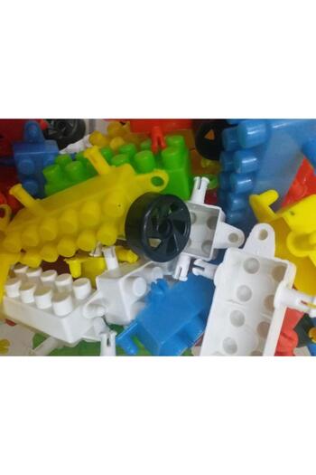 abnturk Özel Çantası İçersinde 250 Parça Yapı Blokları 1.Kalite Sağlıklı Plastik Zeka Geliştirici Yapı Bloğu