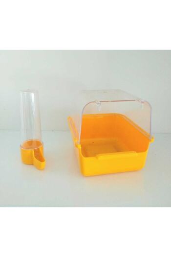 dayıpet Budgie Bathroom and Water Bowl
