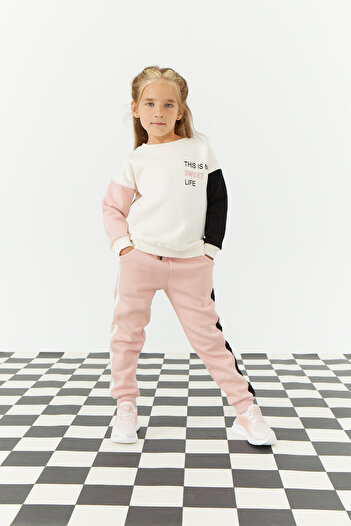 PAULMARK Girl's Patterned Two-piece Suit