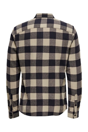 ONLY Γυναικείο πουκάμισο Onsgudmund Noos - Ls Checked Shirt, Dark Navy - 22007112