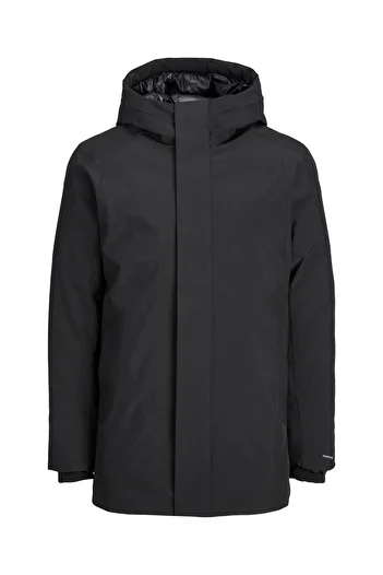 Jack & Jones Jack Jones Blakeen Parka Ps Men's Black Large Size Coat 12248450-02