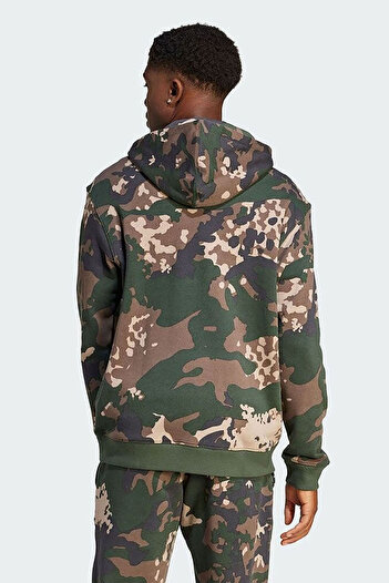 adidas Ανδρικό φούτερ με κουκούλα Casual Hoodie Aac Camo Ir9476