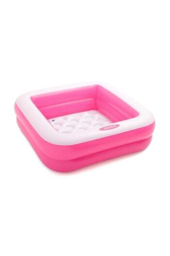 cayenna Pembe 57100 Şişme Tabanlı Kare Çocuk Havuzu 25x 86 X 86cm. 1+ Yaş