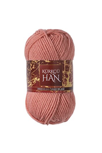 Kürkçü Han Decor 100gr 100m Hand Knitting Thread Dried Rose