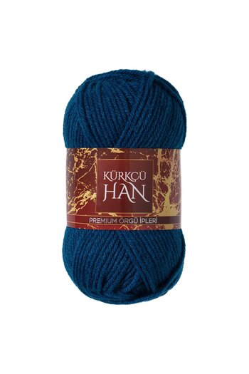 Kürkçü Han Διακόσμηση 100gr 100m Πλεκτό Σχοινί Μπλε Navy