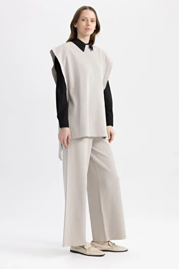 DeFacto Relax Fit Basic Knitwear Trousers
