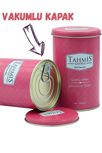 Tahmis Dağ Çilekli Türk Kahvesi Orta Kavrulmuş 250 Gr Teneke - 1635'ten Beri