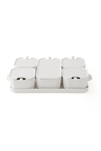 AROW 6 Piece Porcelain Breakfast Set