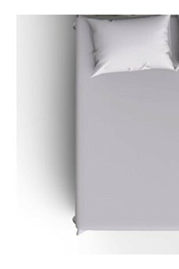 Sarev Double Fitted Elastic Sheet 180x200 Cm Gray V53