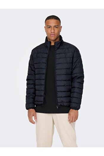 Only & Sons Bron Quilt Jacket Otw Vd Men's Navy Blue Coat22025686-04
