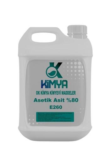Ok Kimya Asetik Asit E260 %80 Sirke Ruhu 5Kg