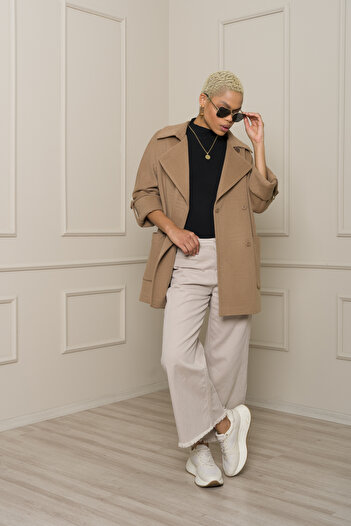 KENT QUILTED WITH BELT WAIST - 32427-İR-K-N