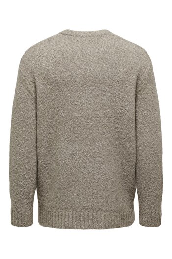 Only & Sons Ανδρικό πλεκτό φούτερ Chinchilla - 22027150