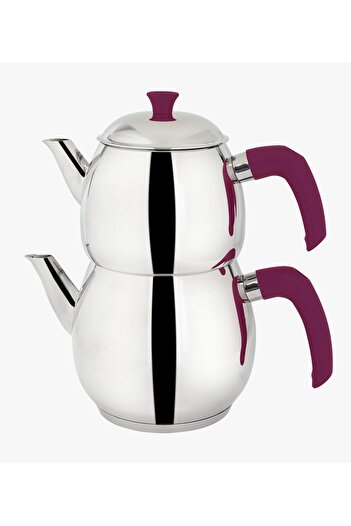 FMS Almond Teapot Medium Plum (18/10)