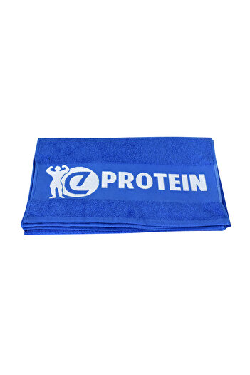 Eprotein Спортивний рушник для тренувань, 100% бавовна, саксовий синій