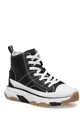 Kinetix VIOLE PU HI W 3PR Black Women's High Sneakers