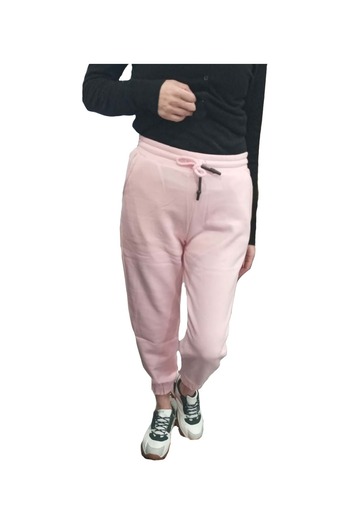 HNS Mari̇qui̇ta 3 Yarn Raised Pink Sweatpants - S - St03716-Pink-S