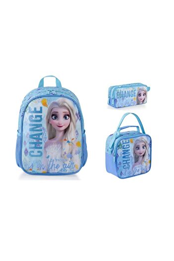 Frozen Set de genți pentru grădiniță cu licență Hawk Jr Change