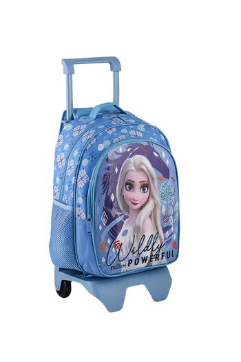 Frozen Frozen Check Pattern Squeegee Primary School Bag for Girl - Otto-48389