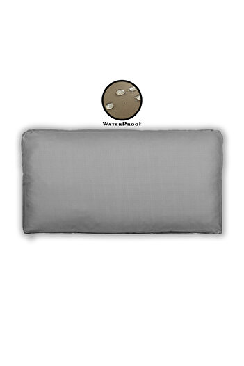 AYPETEKS Waterproof Gray Box Model Seat Back Throw Pillow Cover Garden Set Cover Large Throw Pillow Cover