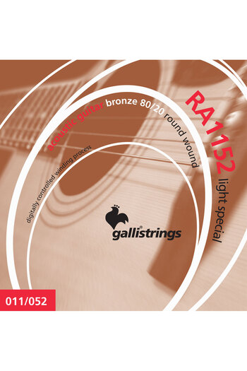 gallistrings Galli Ra1152 Light Special، سلسلة جيتار صوتية، سلسلة جيتار
