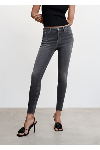 MANGO Woman Skinny Cropped Farmer