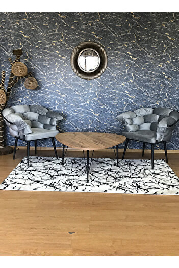 Yirmi15 90x90 Cm Atlantik Çam Desen Pena Orta Sehpa