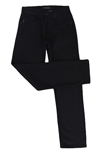 HACKER DENIM erkek büyük beden LİKRALI keten pantolon SİYAH 1056