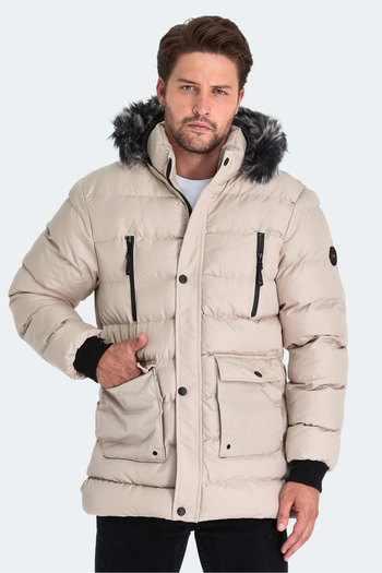 Slazenger Pánský kabát HARVIE KTN Stone Grey