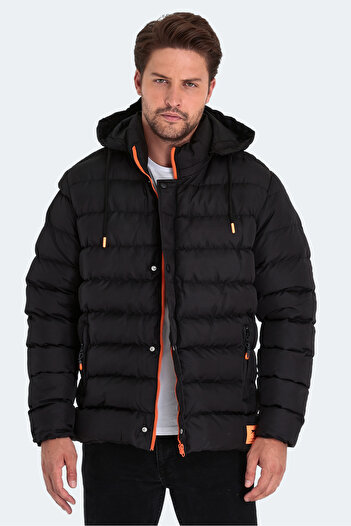 Slazenger SALINE Erkek  Siyah Mont & Kaban
