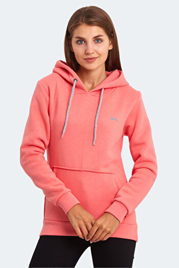 Slazenger Keshian in Women's Hooded Coral Sweatshirt with Pockets