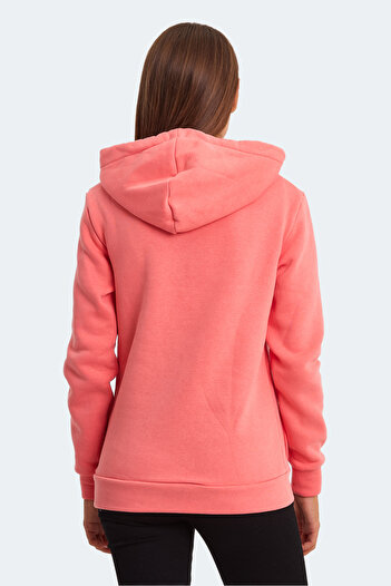 Slazenger Keshian in Women's Hooded Coral Sweatshirt with Pockets