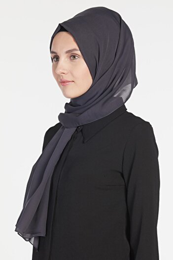 Armine Women's Anthracite Medina Silk Poly Shawl 3060991