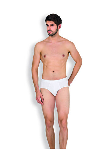 ali altun PRENS çamaşırları 1109 Combed Cotton Ανδρικό Slip - 6 Τεμάχια