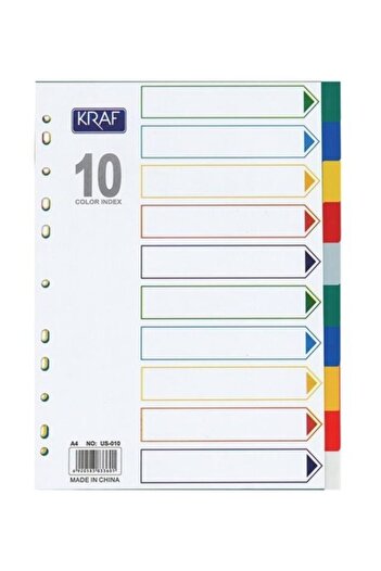 KRAF 1010R Separator 10 Colors 10 Pack
