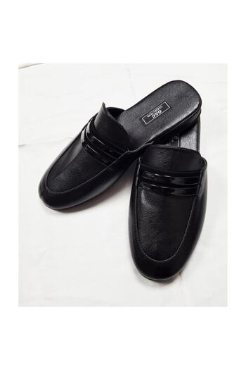 GC Patent Leather Belted Non-Slip Dowry Men's Slippers 380