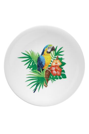 Kütahya Porselen Doğadakiler 27 cm Service Plate Parrot