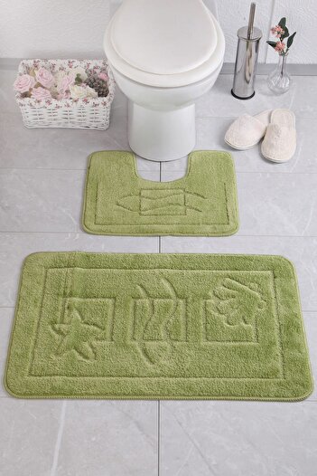 Confetti Maritime 60x100 50x60 cm BQ Green Bath Rug