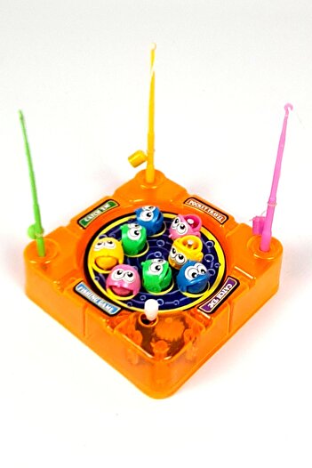 Binbirreyon Mini Wind Up Fishing Game 3 Person Travel Type Pc306