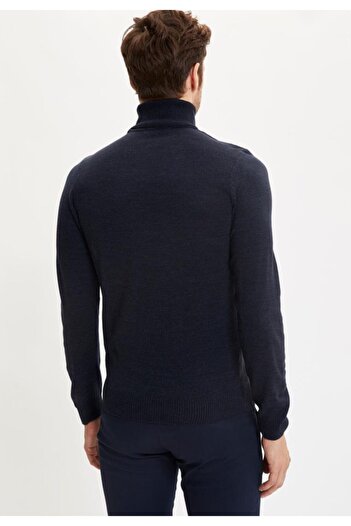 DeFacto Slim Fit Balıkçı Yaka Triko Kazak