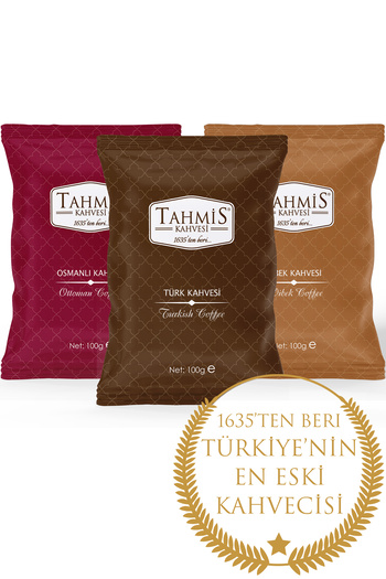 Tahmis Geleneksel Türk Kahvesi Seti 100 G (OSMANLI-TÜRK-DİBEK) Çeşitleri