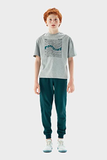 Nebbati Boy Gray T-Shirt 23PFWNB3505