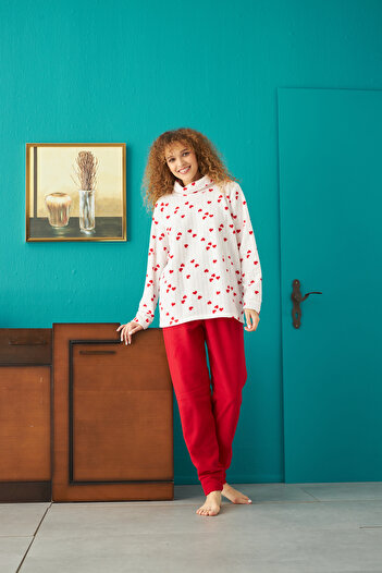 Siyah İnci Set de pijama Polar de jos-sus