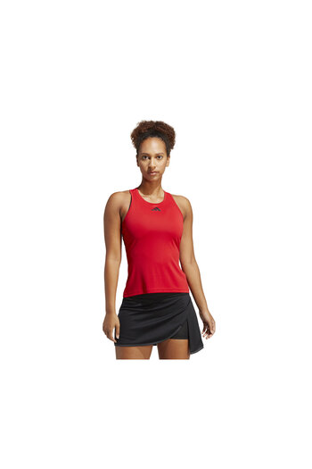 adidas قميص تنس نسائي من Club Tank IB6008 باللون الأحمر