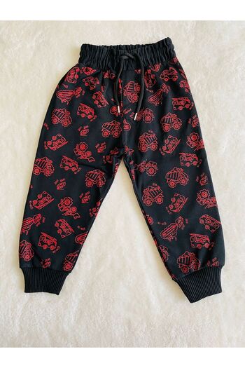 bediş baby clothes car printed unisex baby and children's sweatpants 1/2/3/4