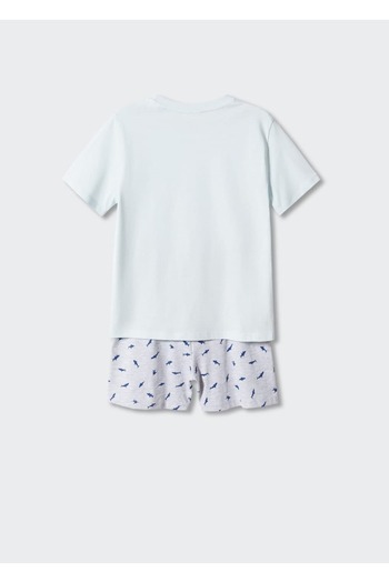 MANGO Kids Desenli Pamuklu Pijama